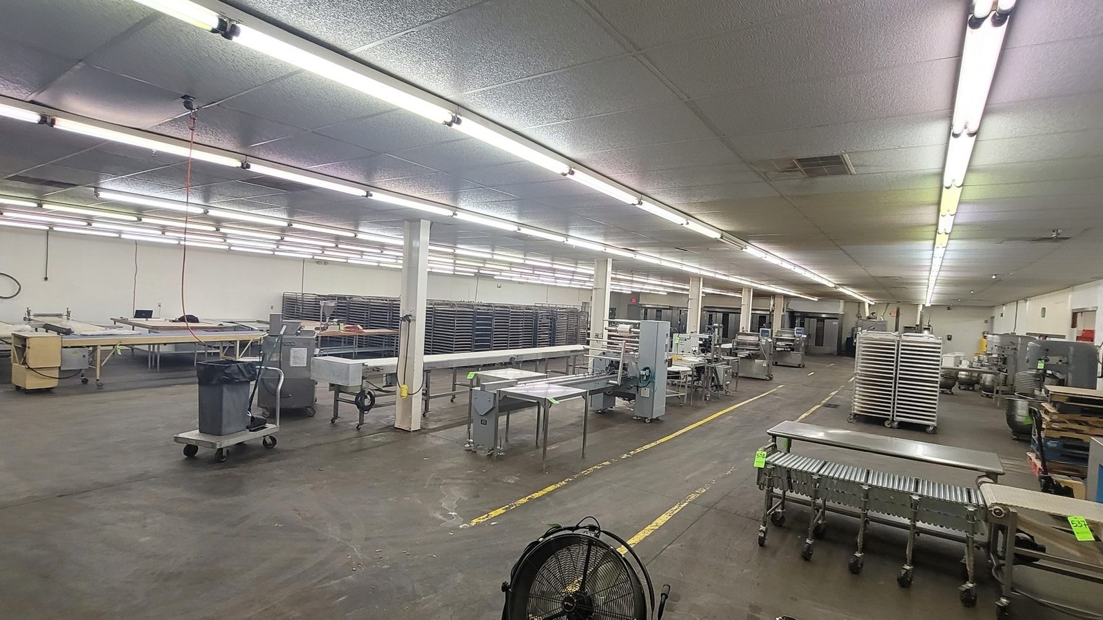Hermitage PA production floor with lines and mixers