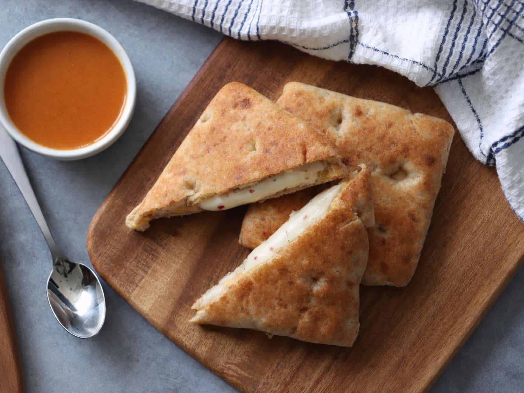 Ciabatta pepperjack grilled cheese